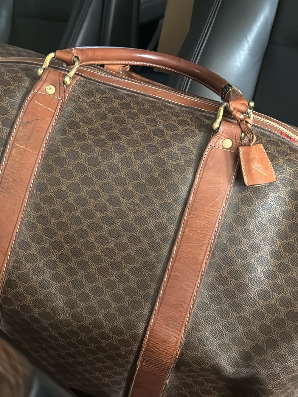 PROJECT CELINE MACADAM TRAVEL BAG